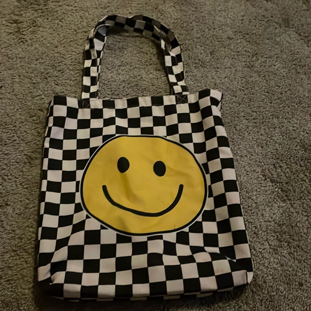Smiley face bag
